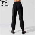 2020 Trabajo casual Tie Women Mujeres elásticas Jogger Pantalones largos con bolsillos Pantalones de chándal ajustados